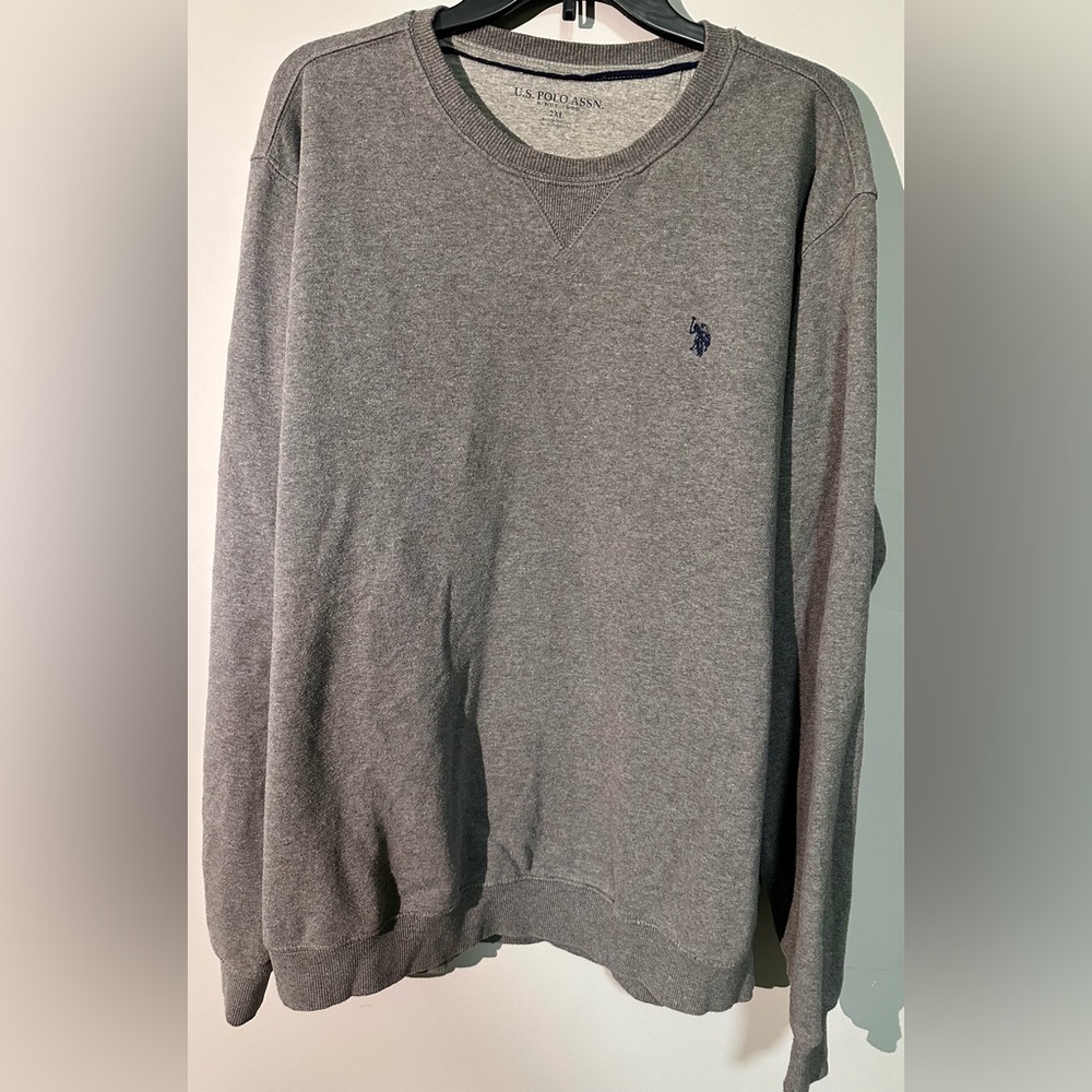 U.S. Polo Assn. Gray Men's Pullover Sweater